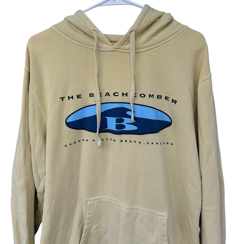 Cape Cod Beachcomber Sweatshirt Hoodie - Size Medium - Yellow